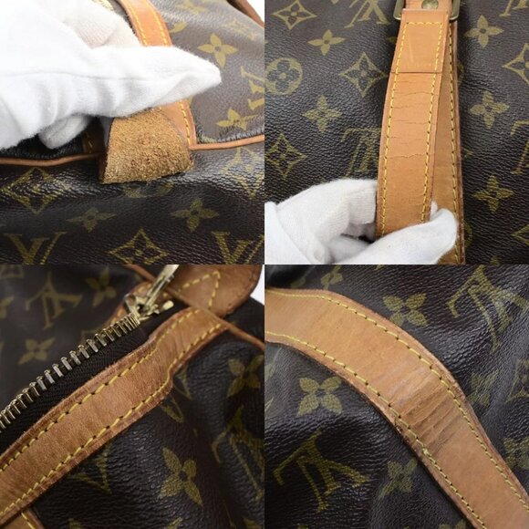 LOUIS VUITTON Sac Souple 45 Travel Hand Bag Monogram Leather BN - Picture 8 of 13